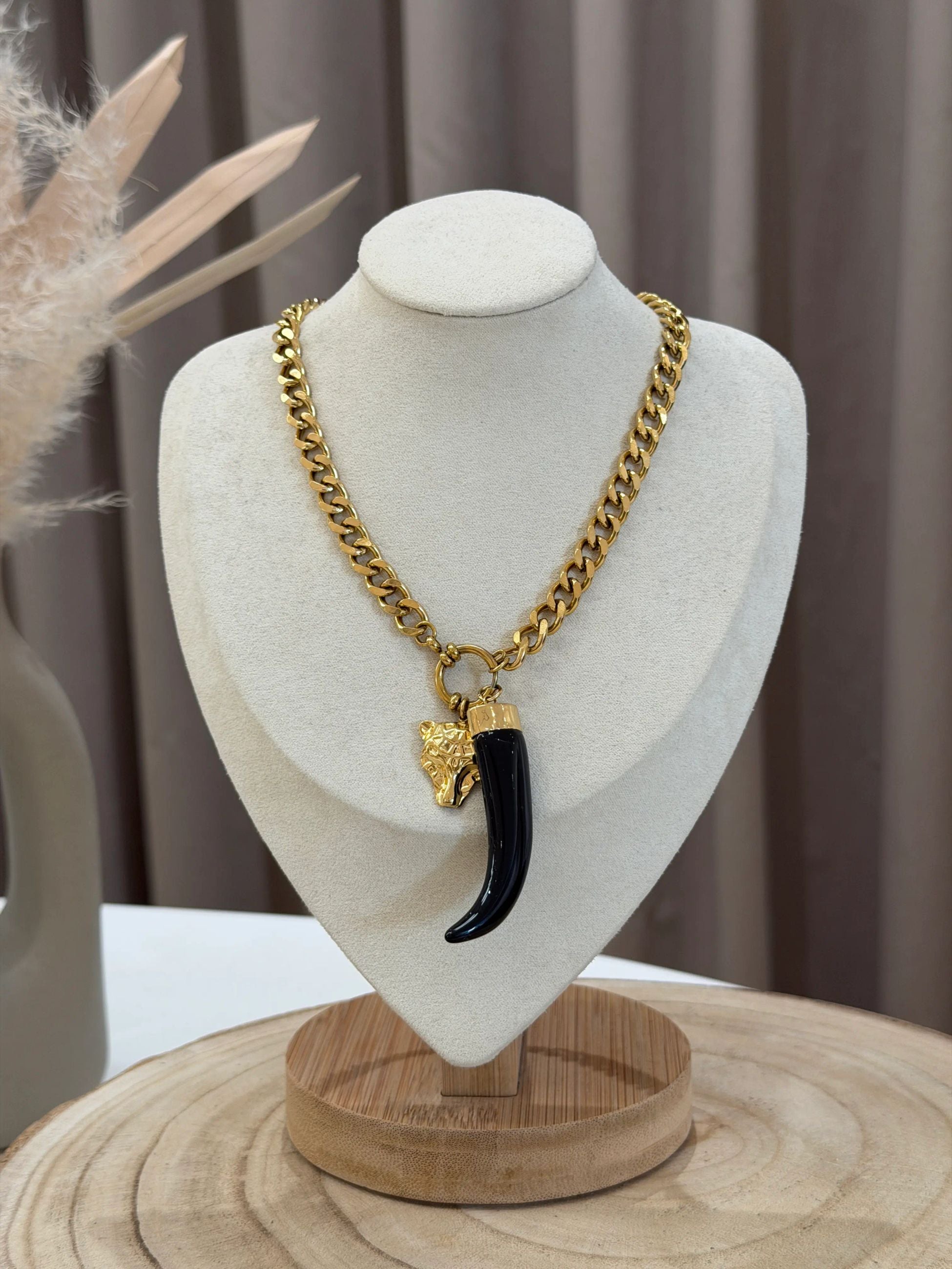 Collana corno nero - Calibro Shop