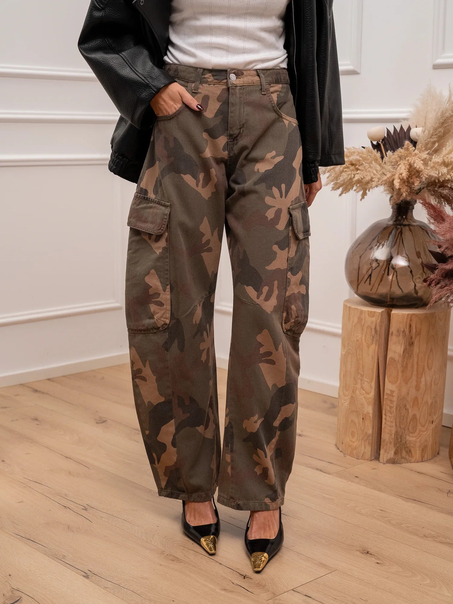 Jeans Combat cargo mimetico - HaveOne