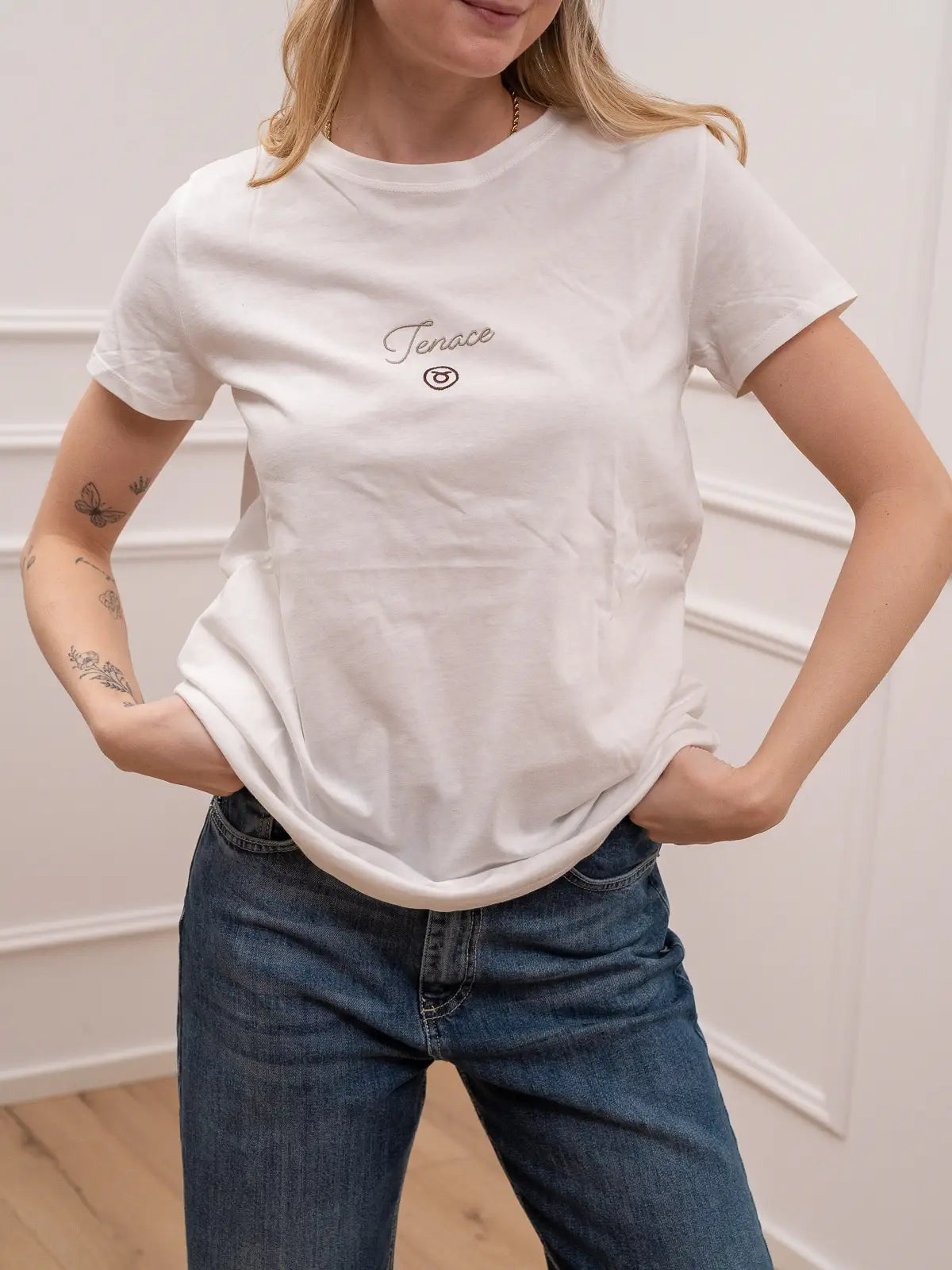 T shirt ricamo toro "Tenace" - Vicolo