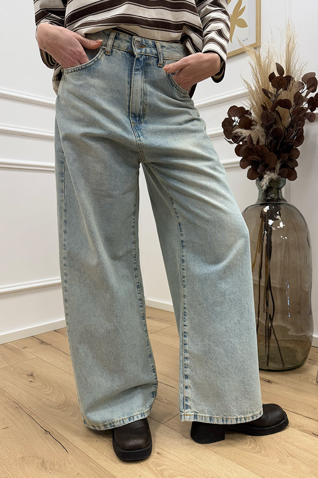 Jeans Giusy sabbiato loose fit - Tensione In