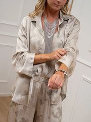Camicia fluida effetto marmo - Vicolo