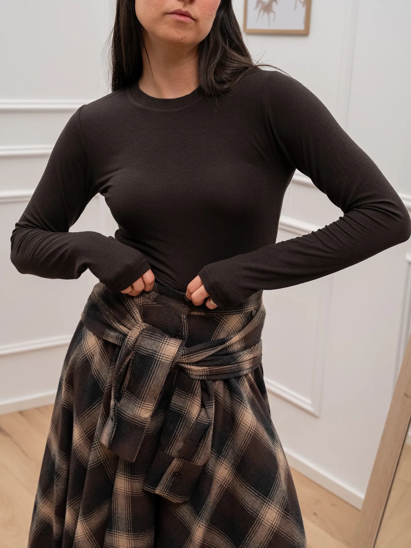 Maglia moro a costine in cashmere - HaveOne