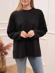 T shirt vedo non vedo nera - Crispy