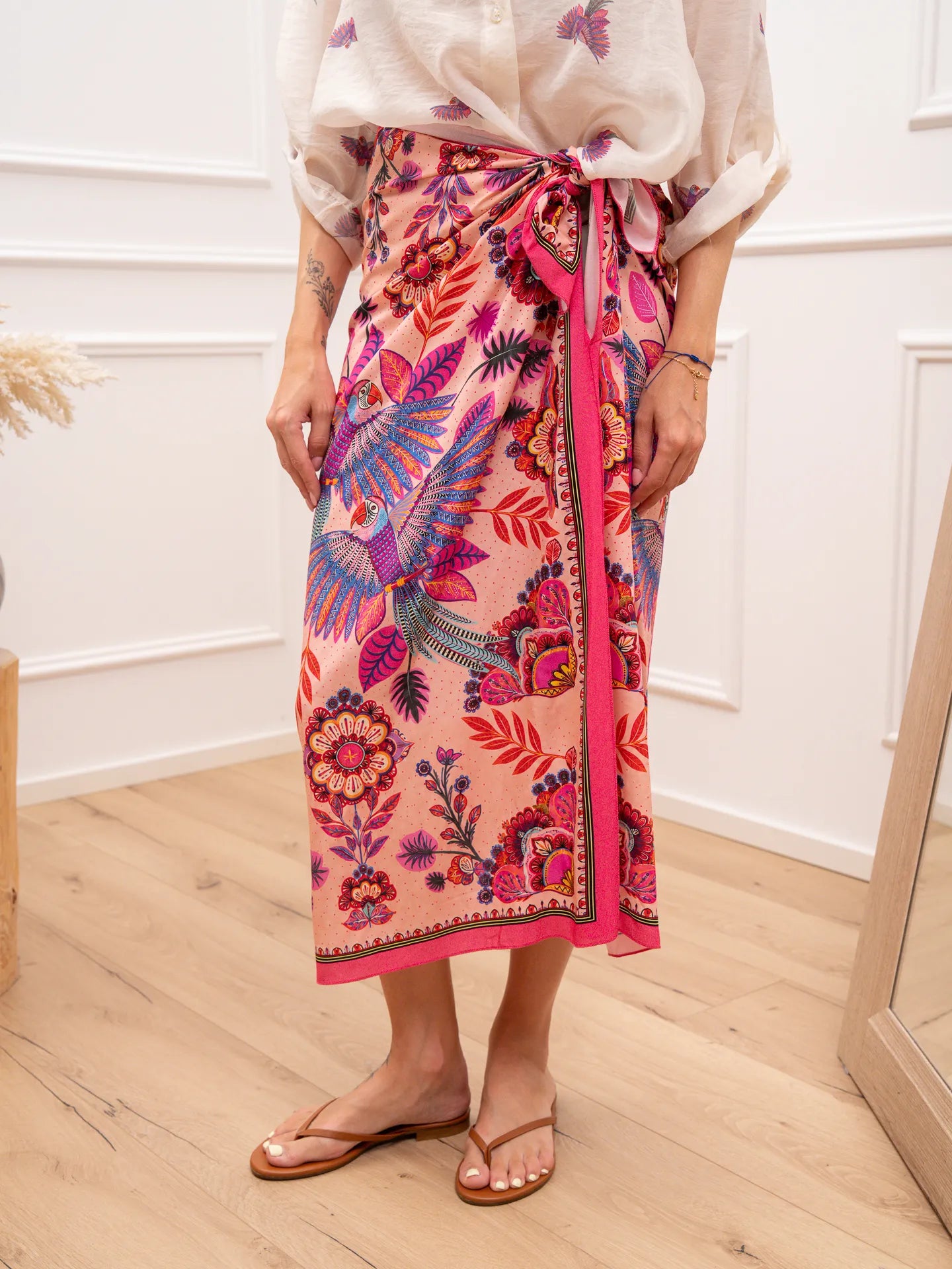 Gonna pareo lunga Rio fucsia - HaveOne