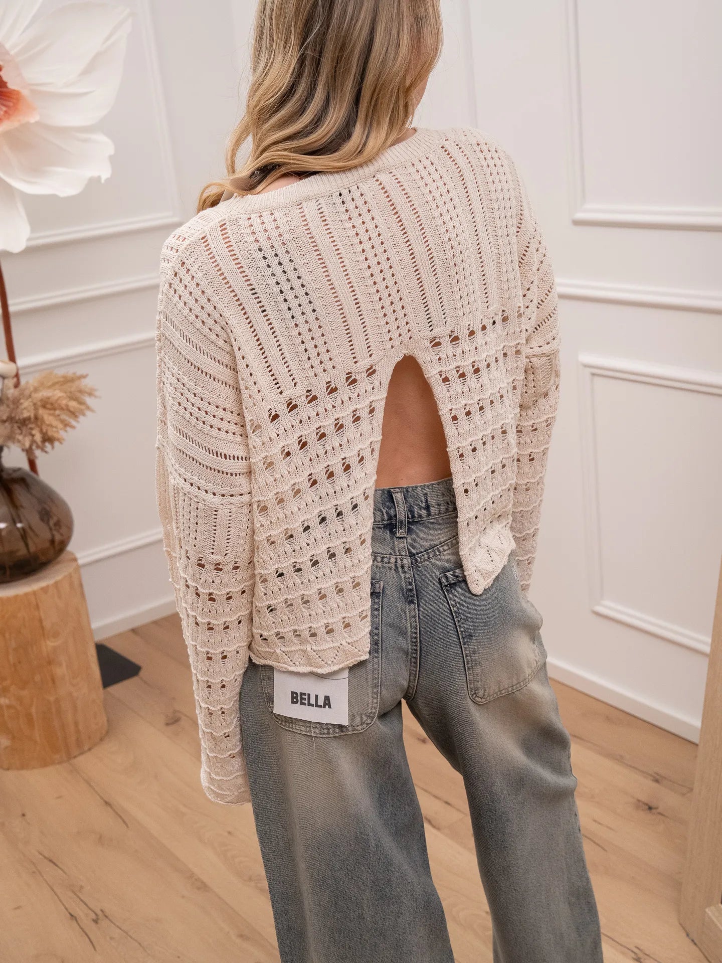 Maglia burro aperta sul retro - HaveOne