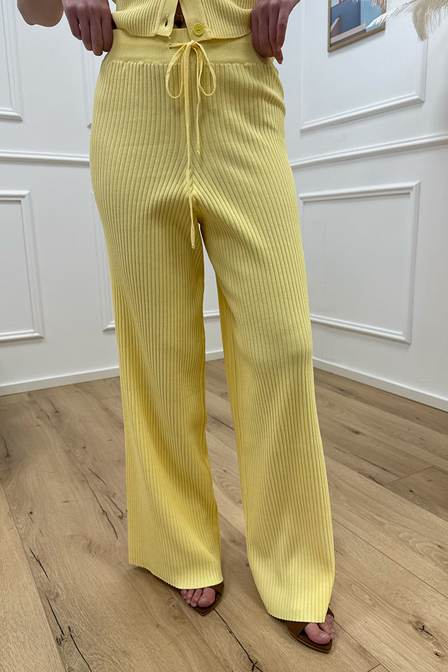 Pantaloni pulcino a costine in viscosa - Vicolo