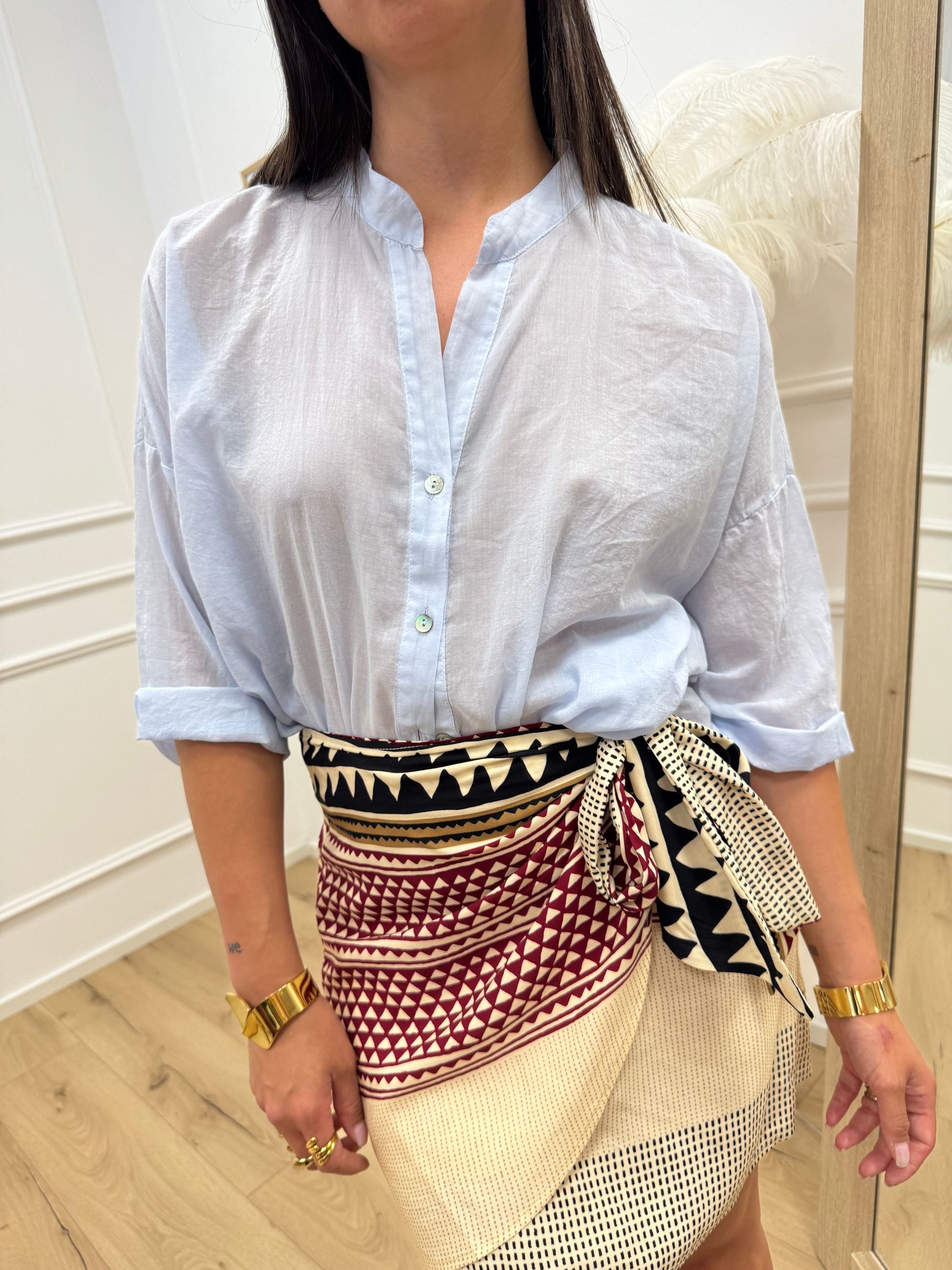 Camicia voile in mussola di cotone air - HaveOne