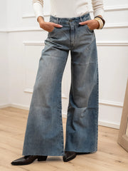 Jeans flair denim slavato - SoAllure