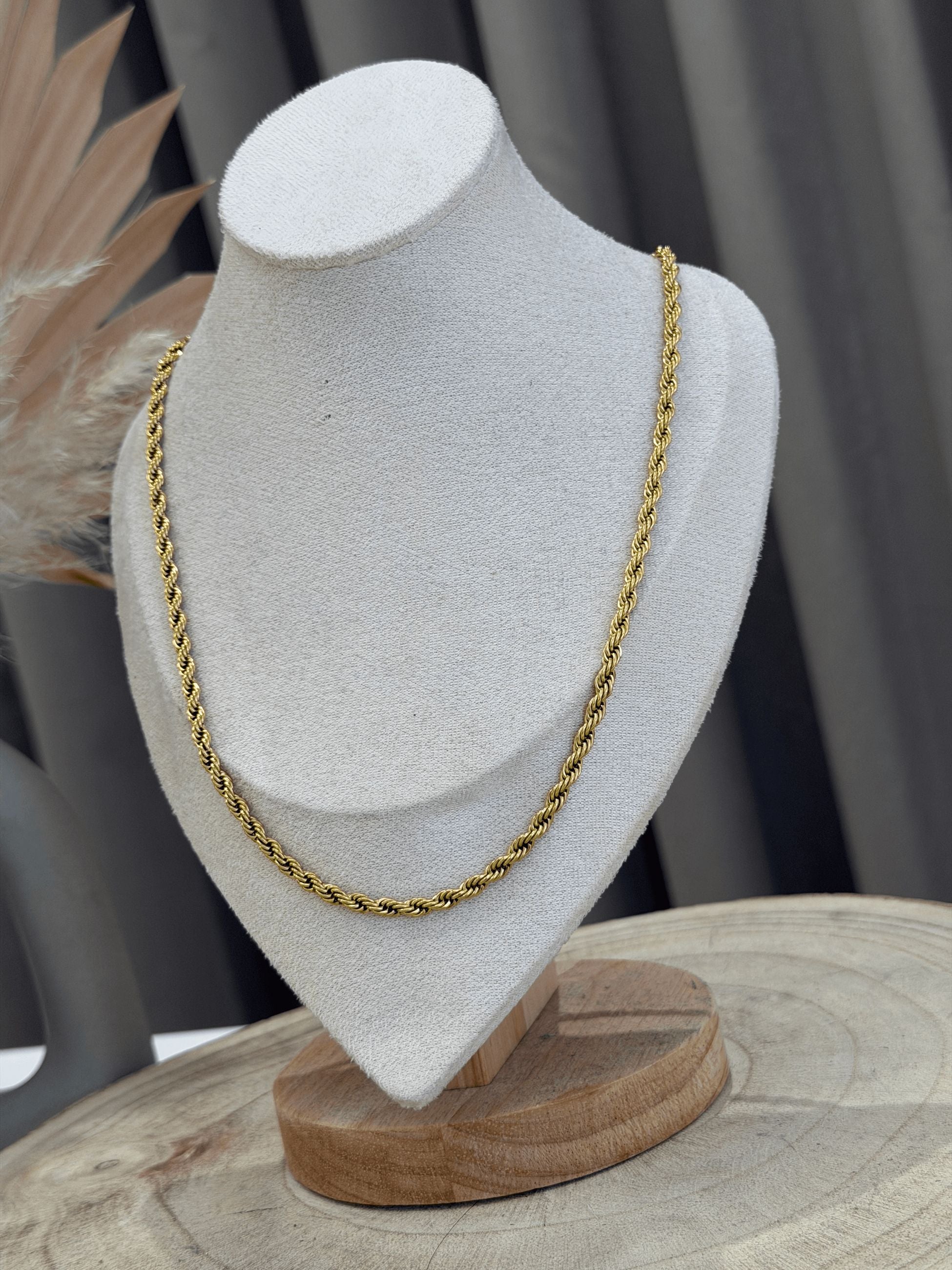 Collana mini Torchon oro lunga - Calibro Shop