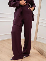 Pantaloni basic bordeaux - Vicolo