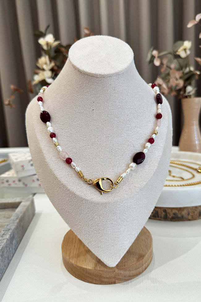 Collier pearls in fire - LCS