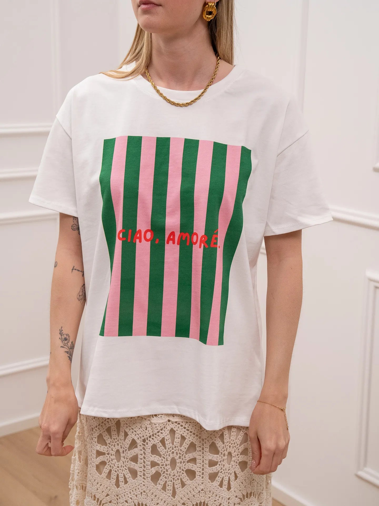T shirt print Ciao amore - Calibro Shop