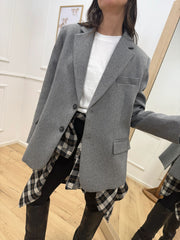 Giacca cappotto Ludo grigia scura - Vicolo