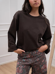 T-shirt scatoletta moro manica lunga scampanata - Vicolo