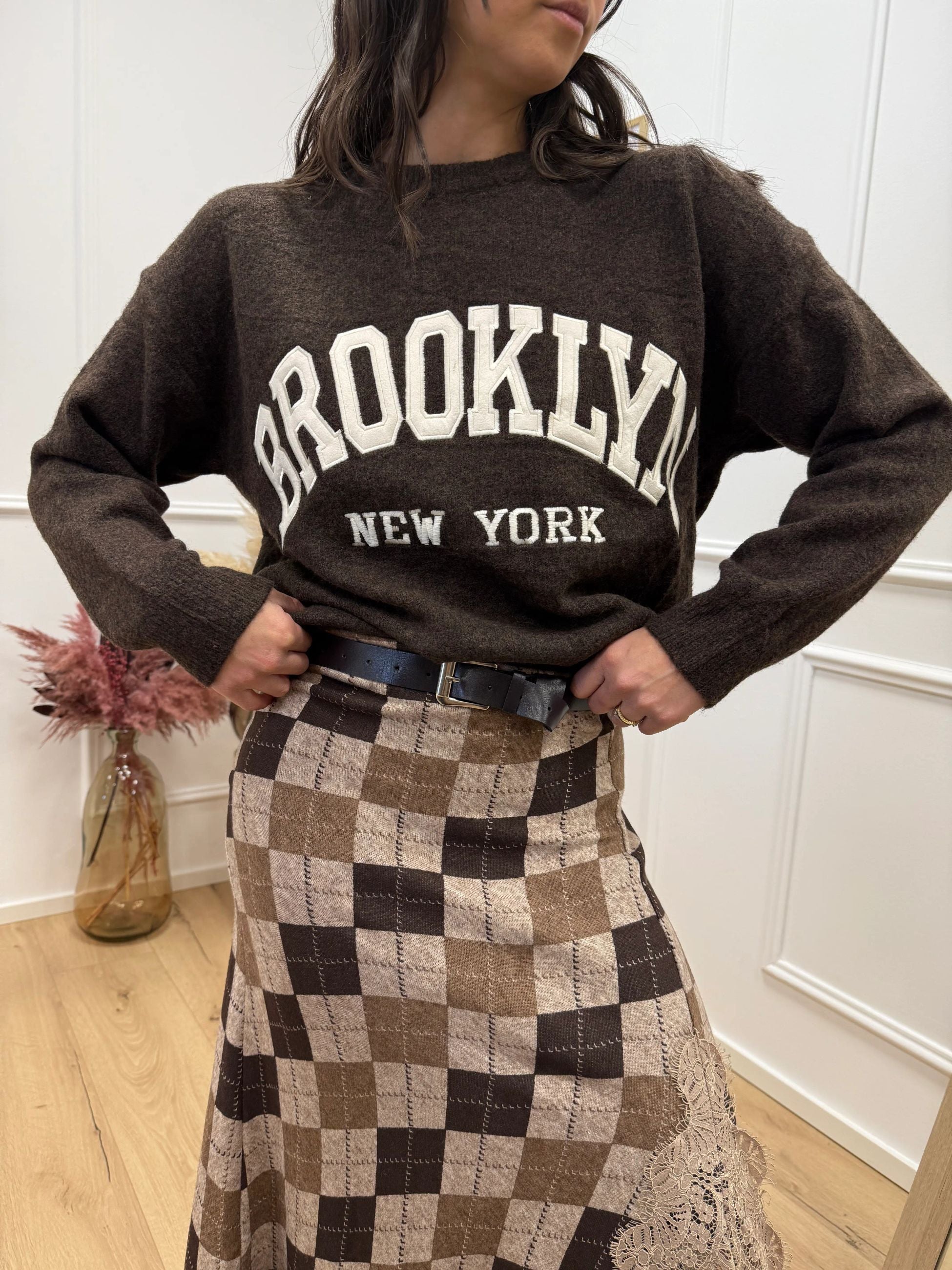 Maglia Brooklyn soffice moro - HaveOne