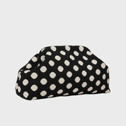 Borsa Pouch Pois Nero e Bianco - Calibro Shop