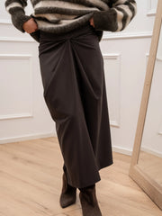 Gonna Priscilla moro con drappeggio - Kontatto