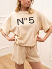 T shirt in spugna burro n 5 - Tensione In