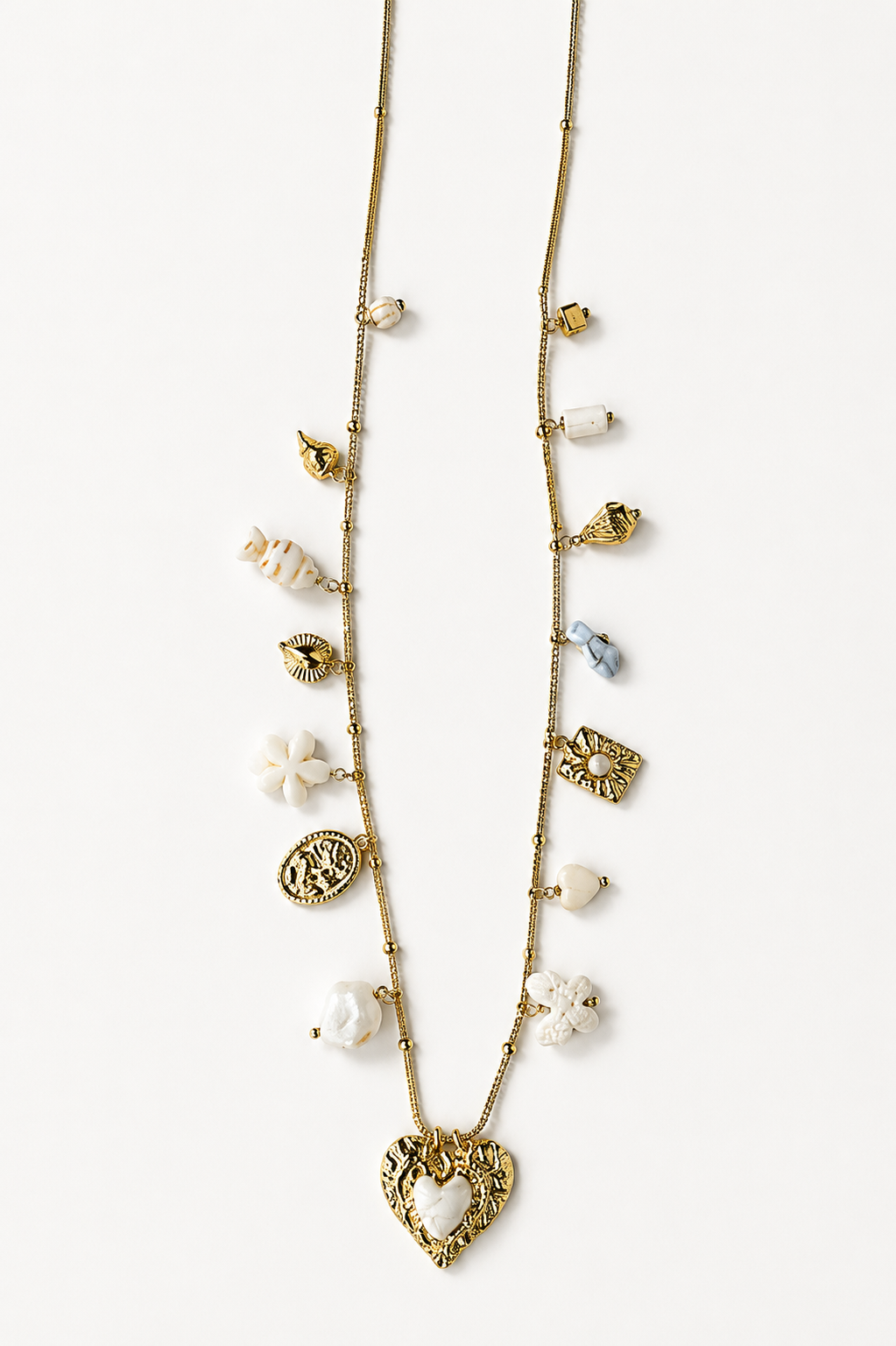 Collana Charms Mix avorio - Calibro Shop