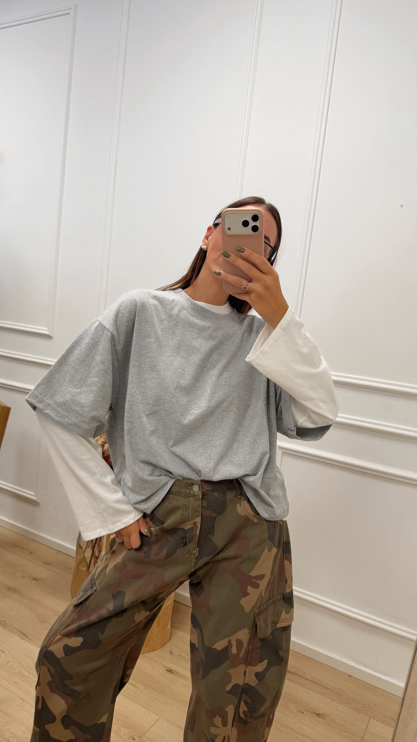 T-shirt 2in1 manica lunga e corta - HaveOne