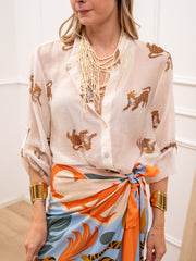 Camicia burro Tigri in lyocell - HaveOne