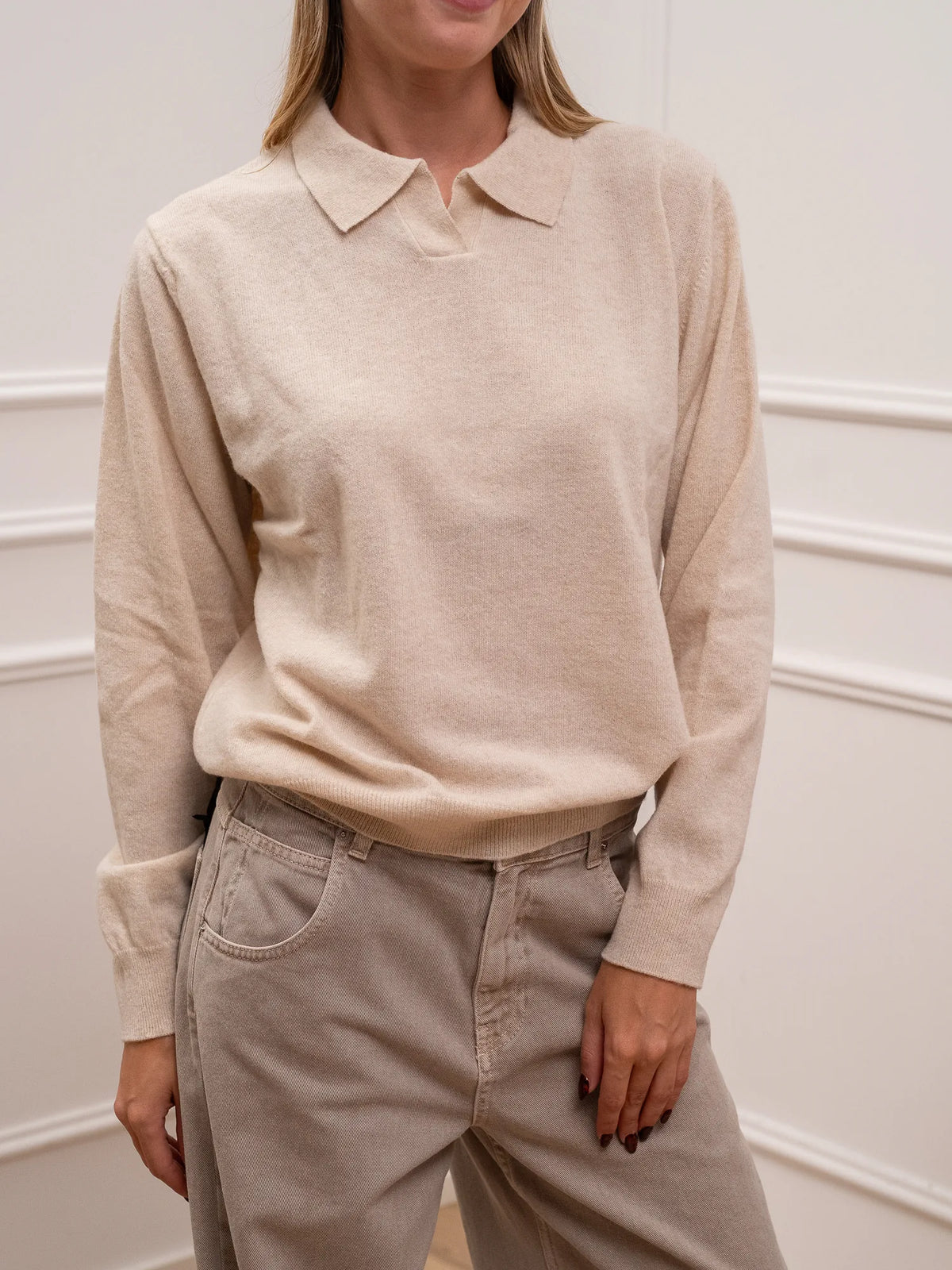 Maglia polo basic misto lana - HaveOne