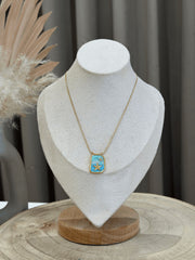 Collana Square celeste - Calibro Shop