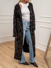 Maxi cardigan maculato lungo - Kontatto