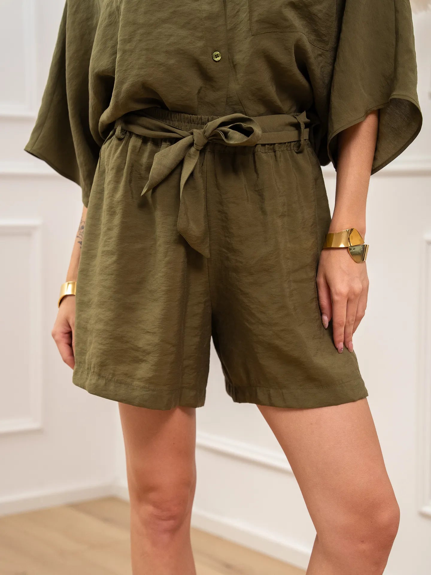 Shorts militare con fusciacca in modal - HaveOne