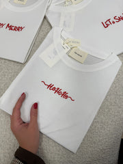 T shirt ricamo "Hohoho" - You Decide