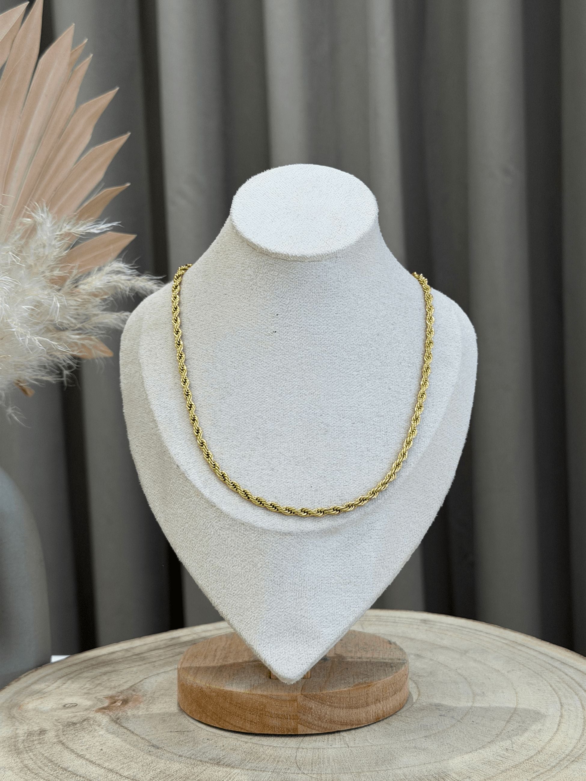 Collana mini Torchon oro corta - Calibro Shop