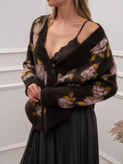 Cardigan Rosè misto mohair - Philia Loft