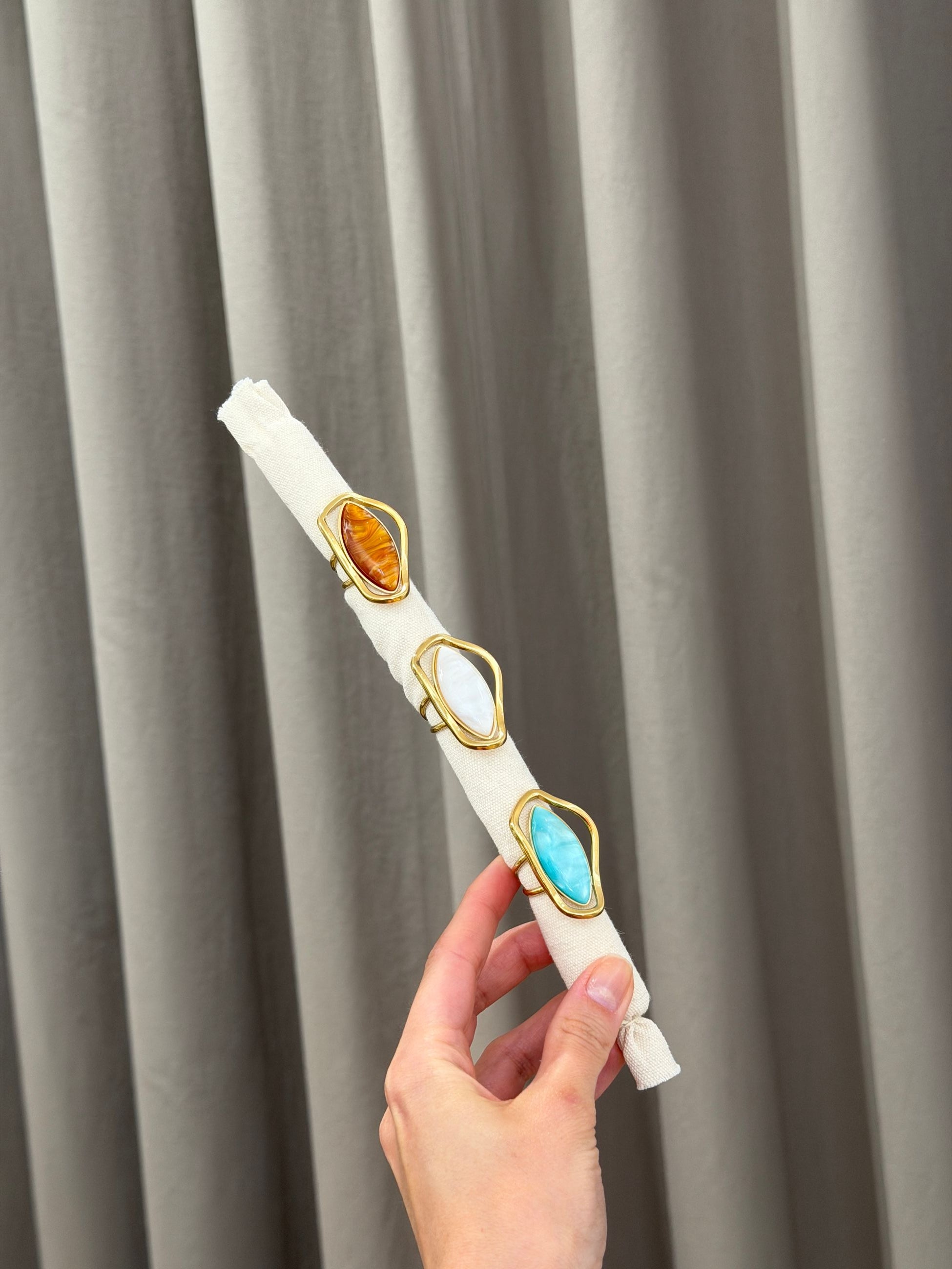 Anello Gemma perla - Calibro Shop