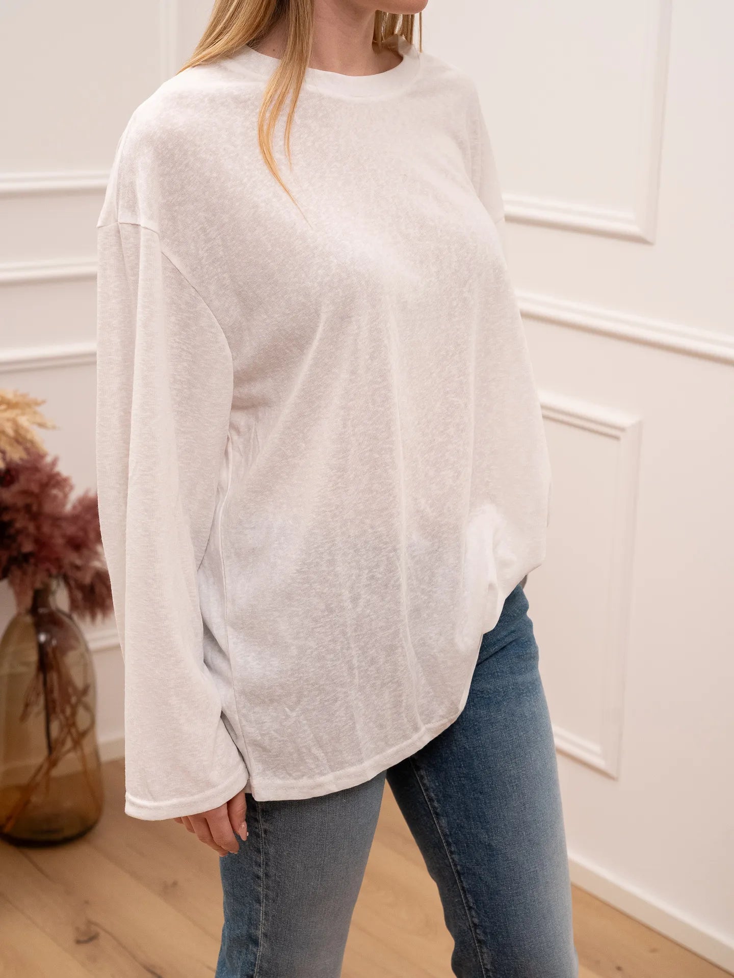 T shirt vedo non vedo bianca - Crispy