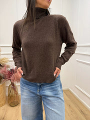 Maglia dolcevita moro 80% lana - HaveOne