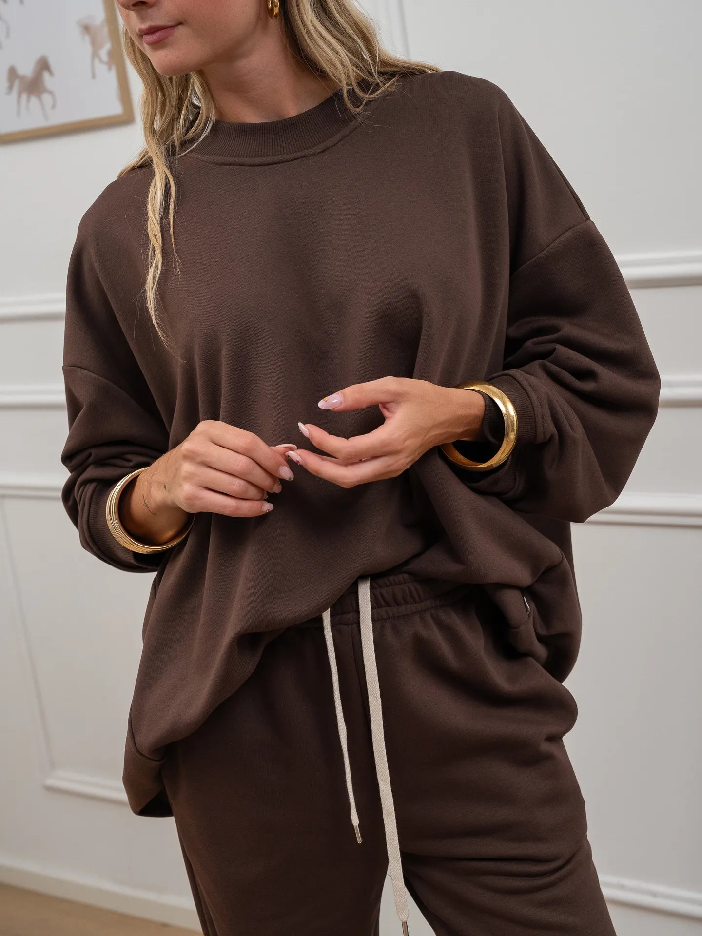 Felpa lunga kinder basic oversize - Vicolo