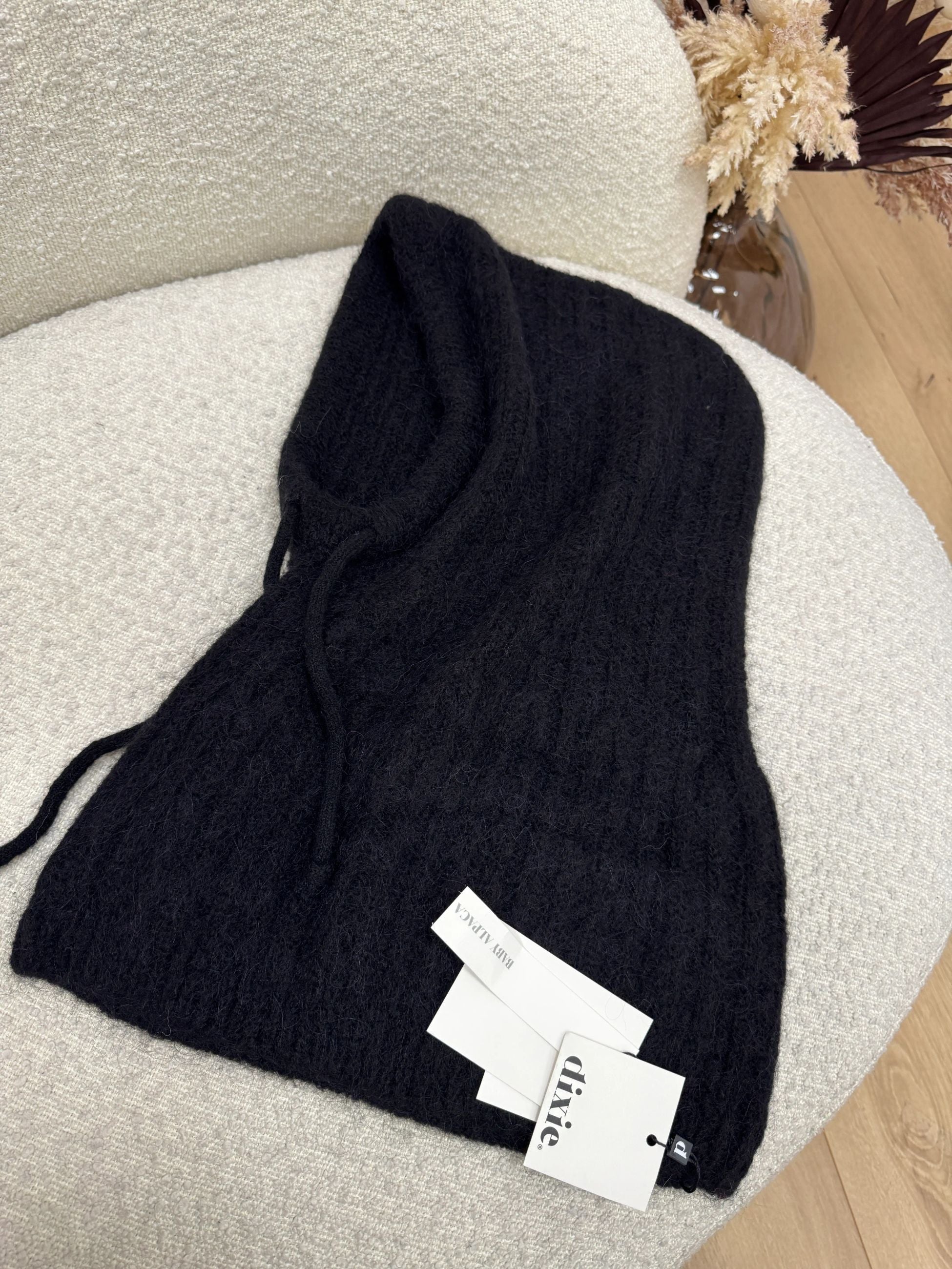 Balaclava nero misto mohair - Dixie