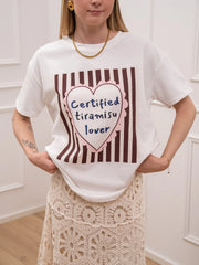 T shirt print Tiramisù - Calibro Shop
