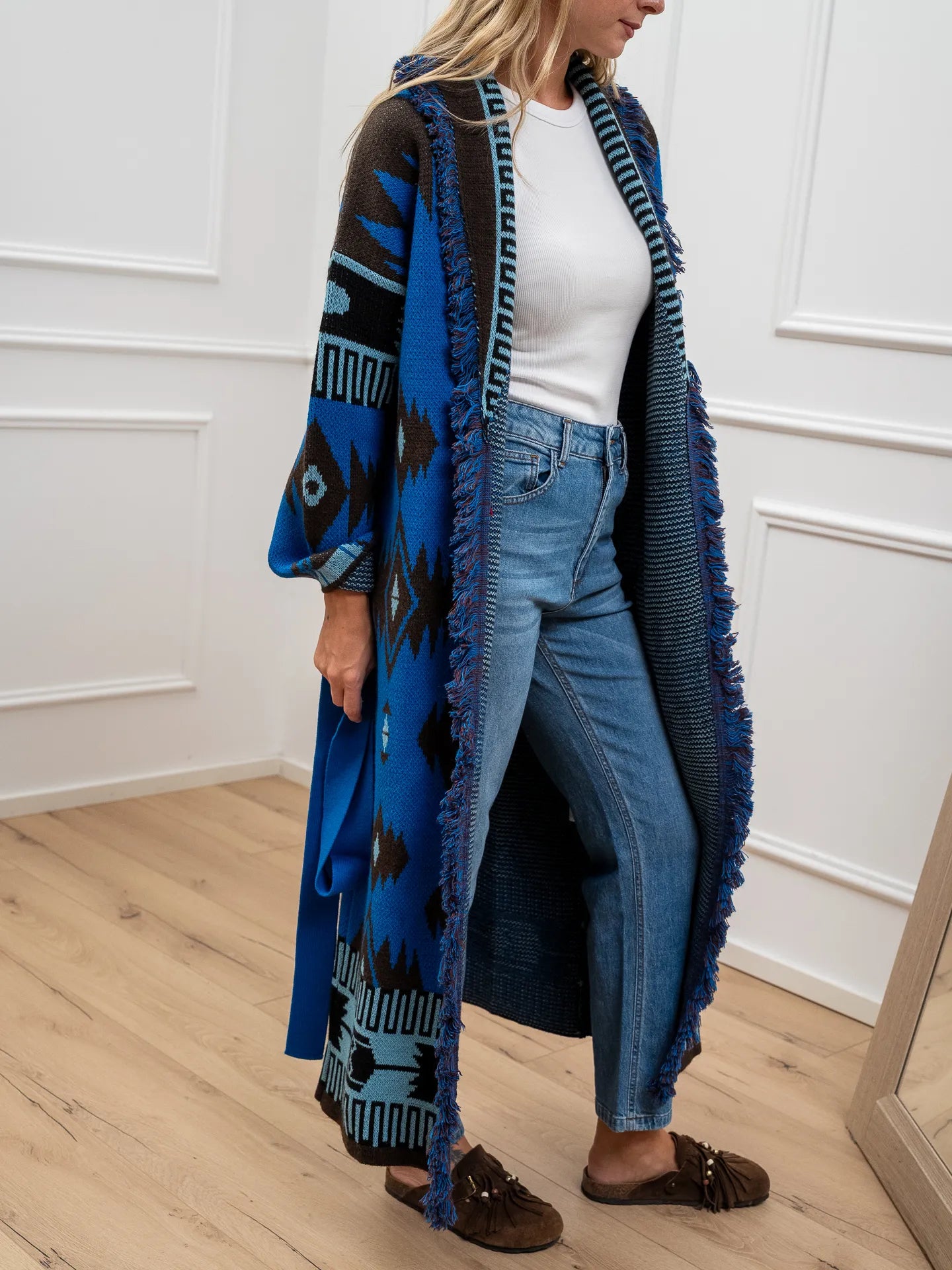 Cardigan lungo alanui blu - Vicolo