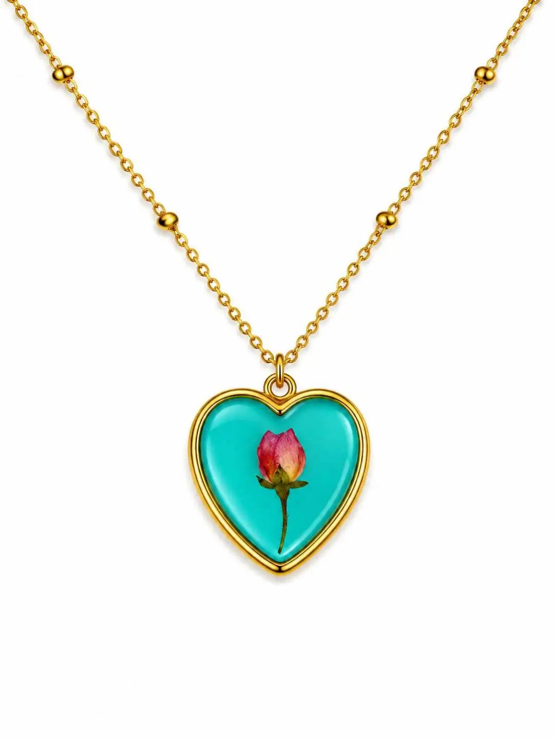 Collana Petalo Segreto turchese - Calibro Shop