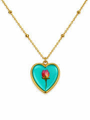 Collana Petalo Segreto turchese - Calibro Shop