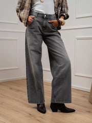 Jeans Mia grigio baggy fit - Vicolo