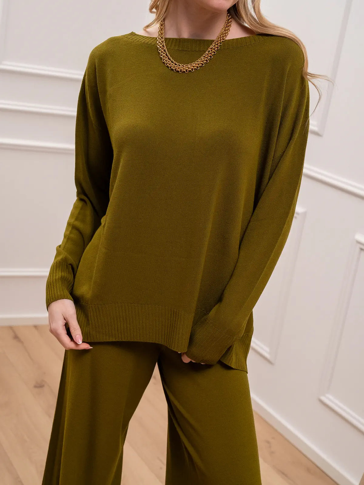 Maglia olio scollo a barca - Kontatto