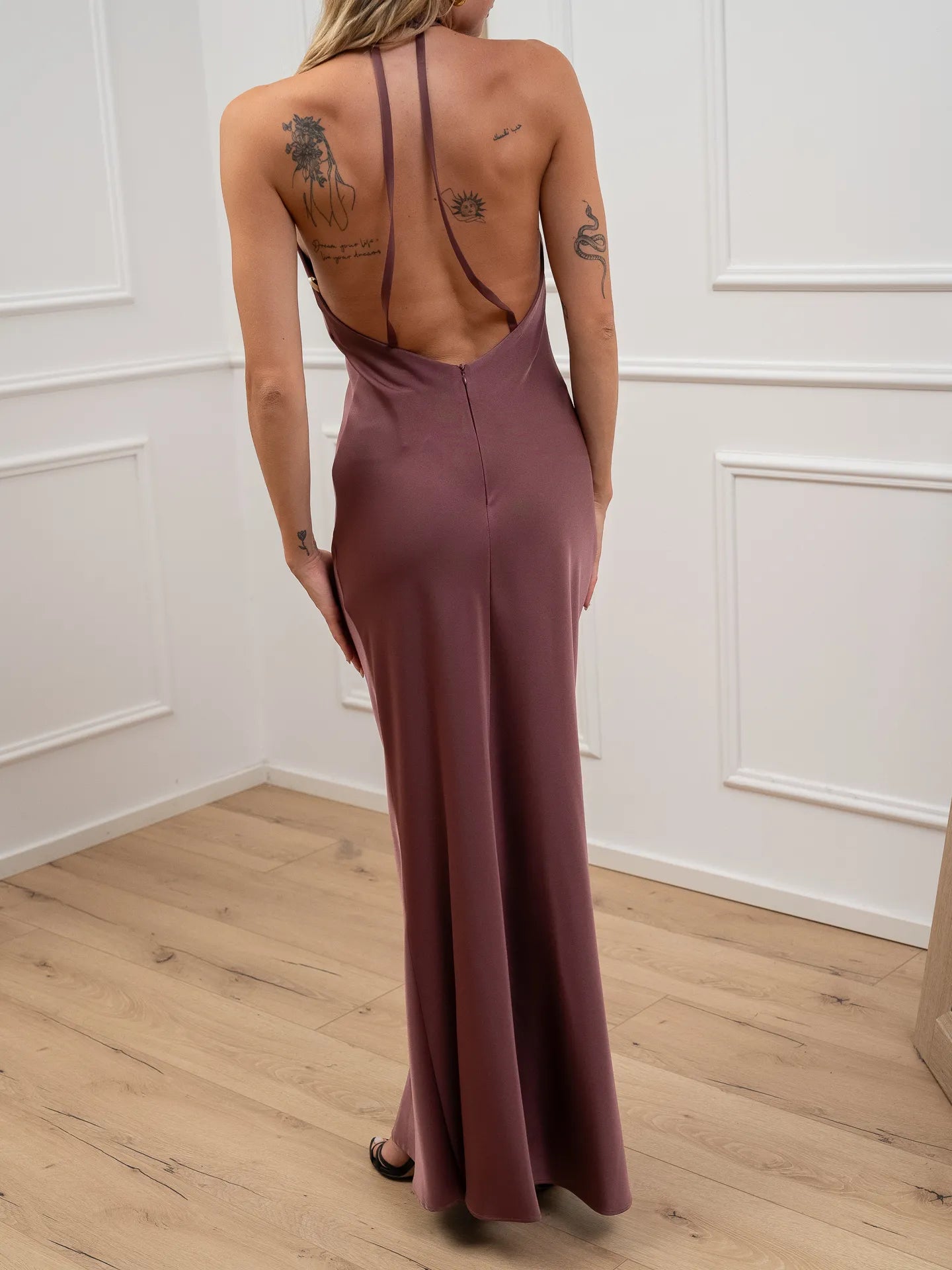 Vestito New Keira onion scollo halter - Silence Limited