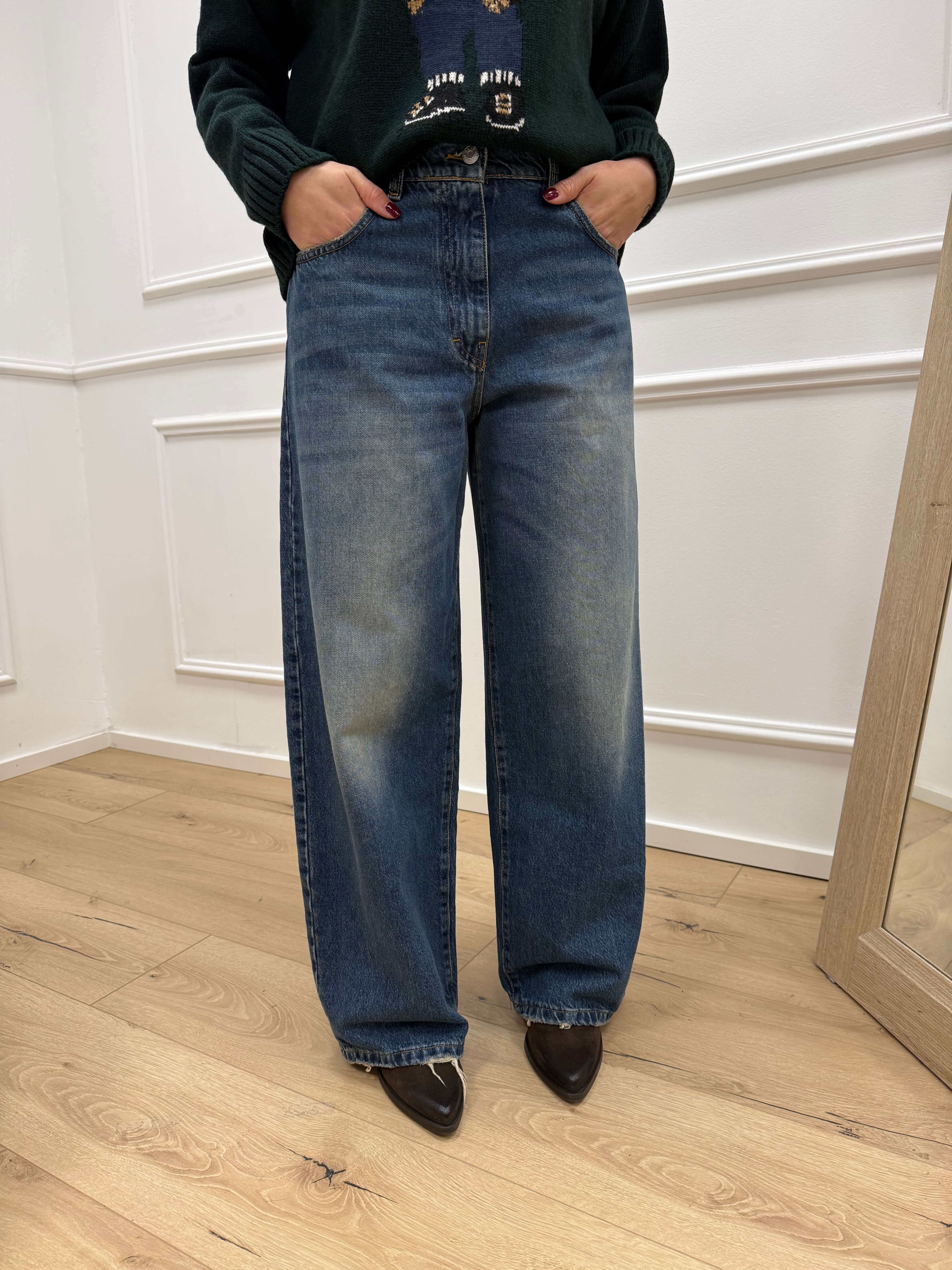 Jeans Bella blu denim scuro - HaveOne