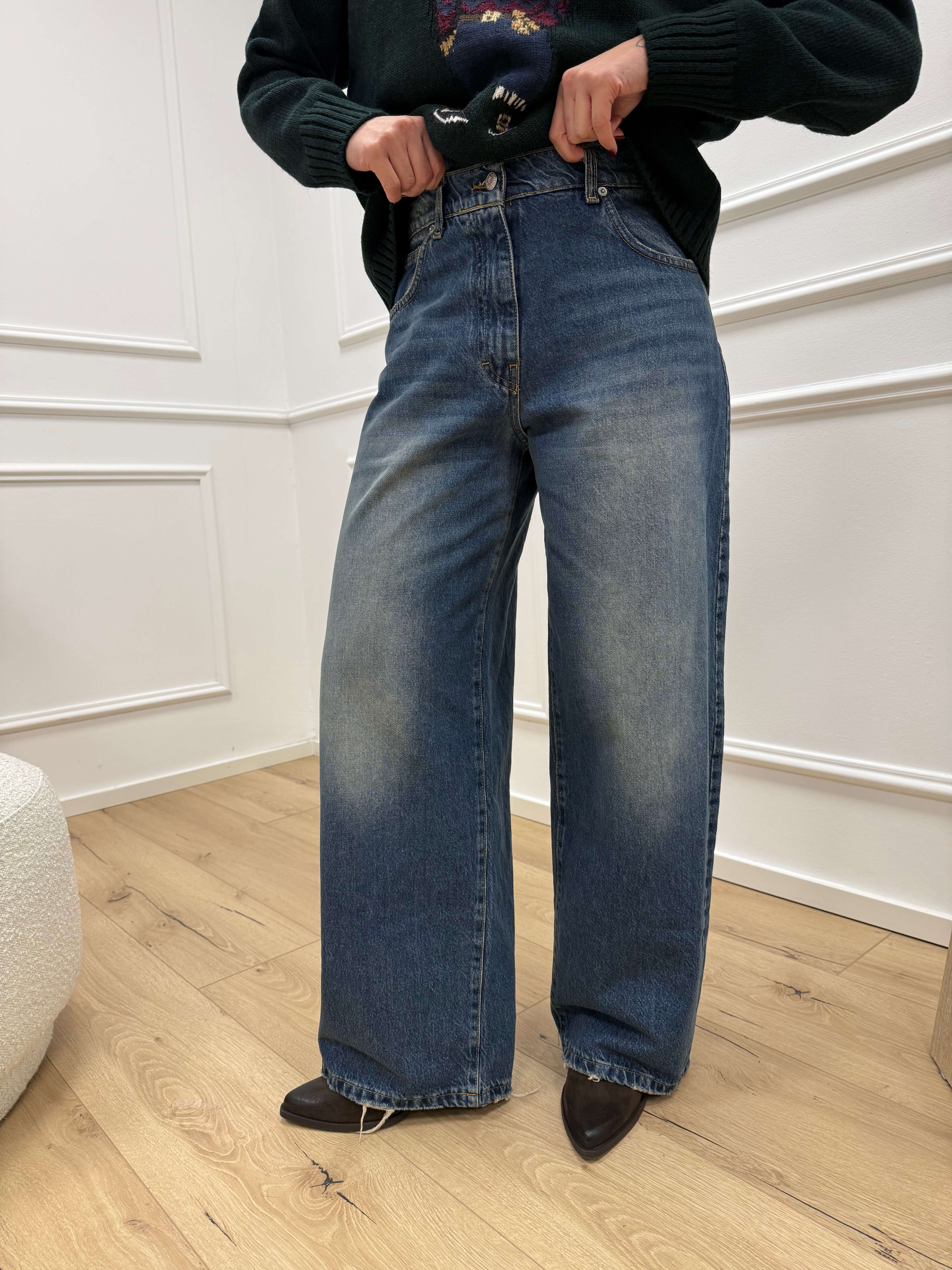 Jeans Bella blu denim scuro - HaveOne