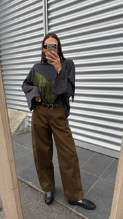 Pantaloni Hazel barrel - JJXX