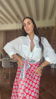 Camicia Essential bianco sale doppia tasca - HaveOne