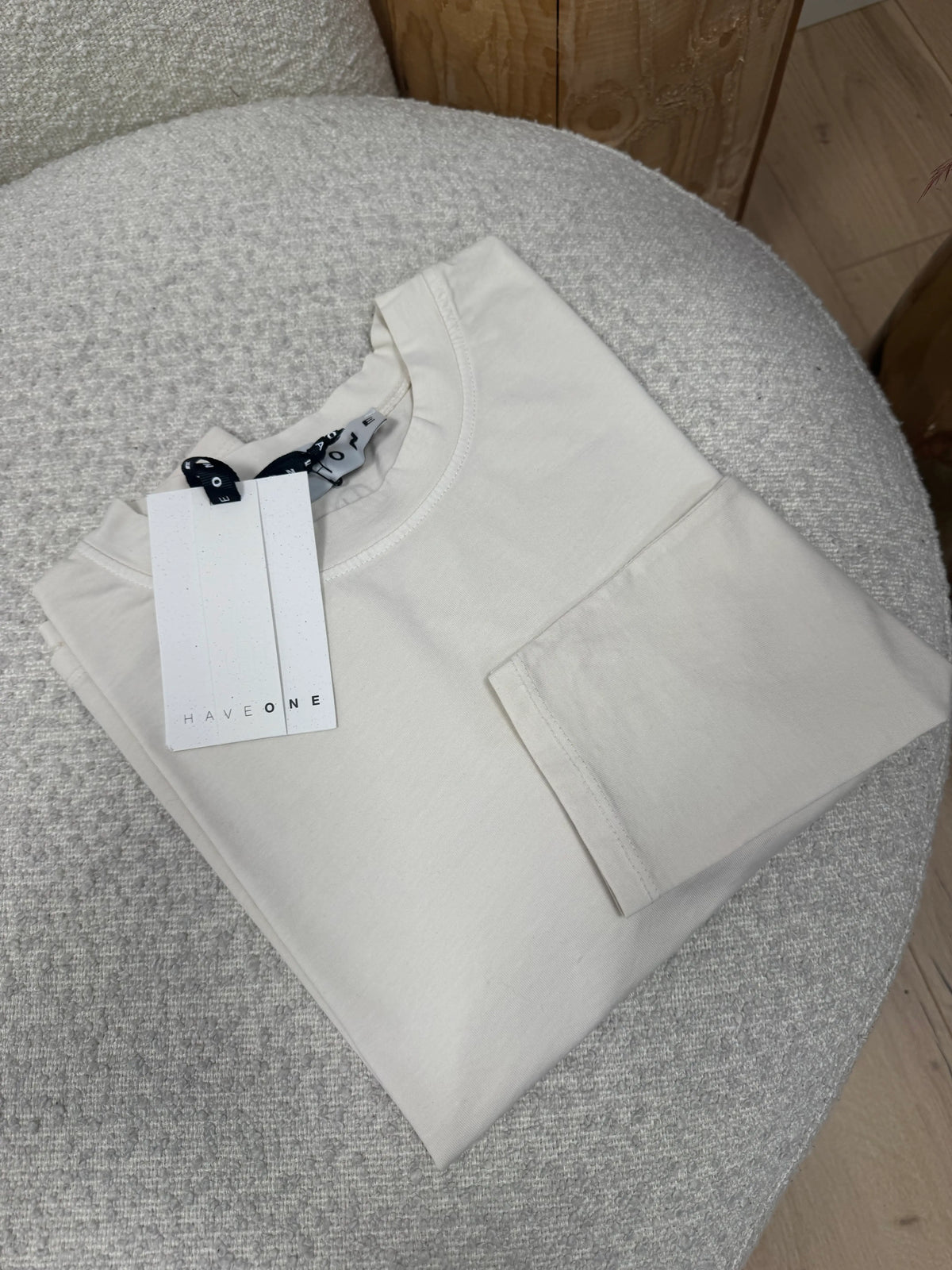 T shirt Easy girocollo scatoletta in cotone - HaveOne
