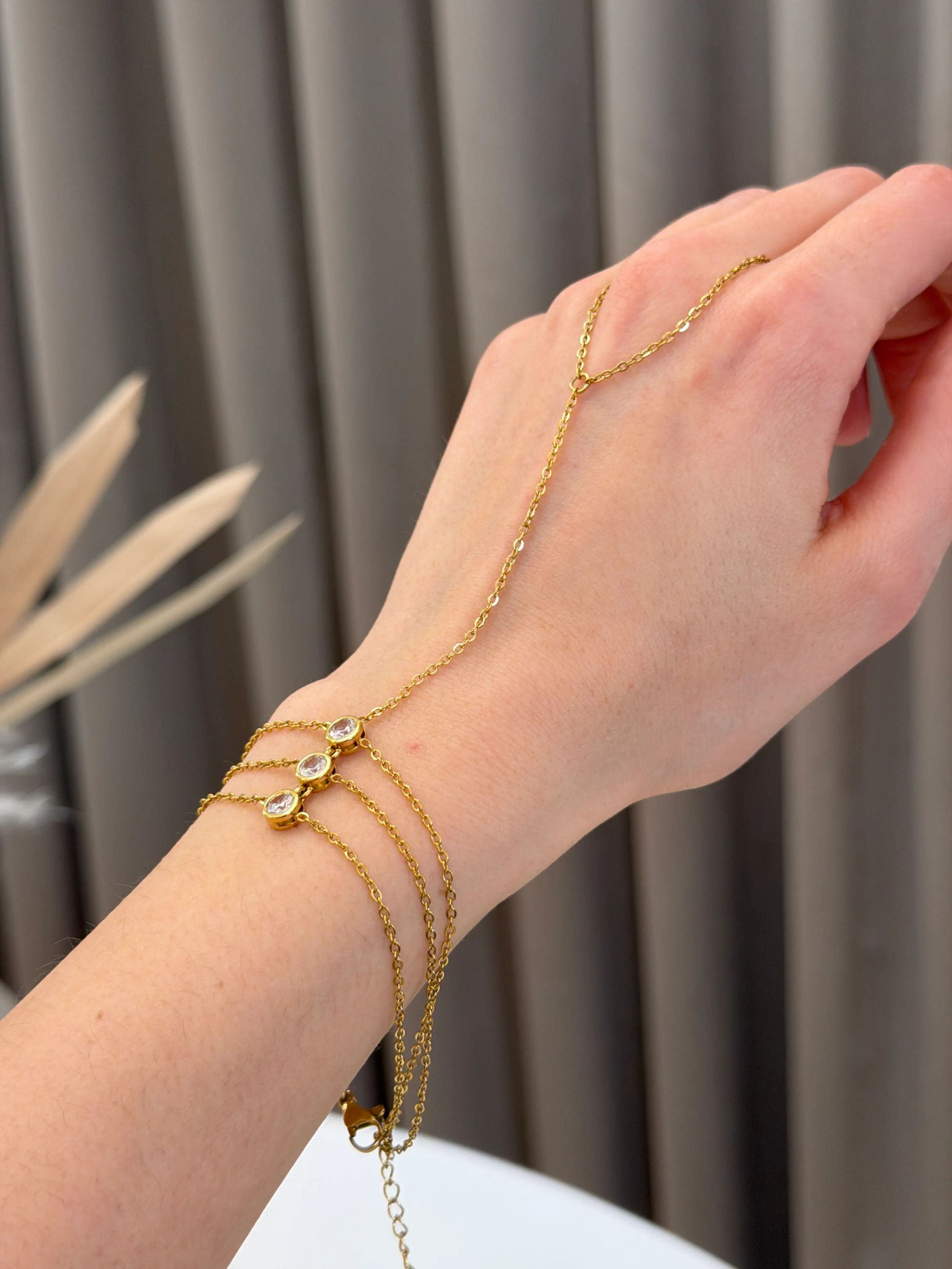 Baciomano oro con punti luce - Calibro Shop